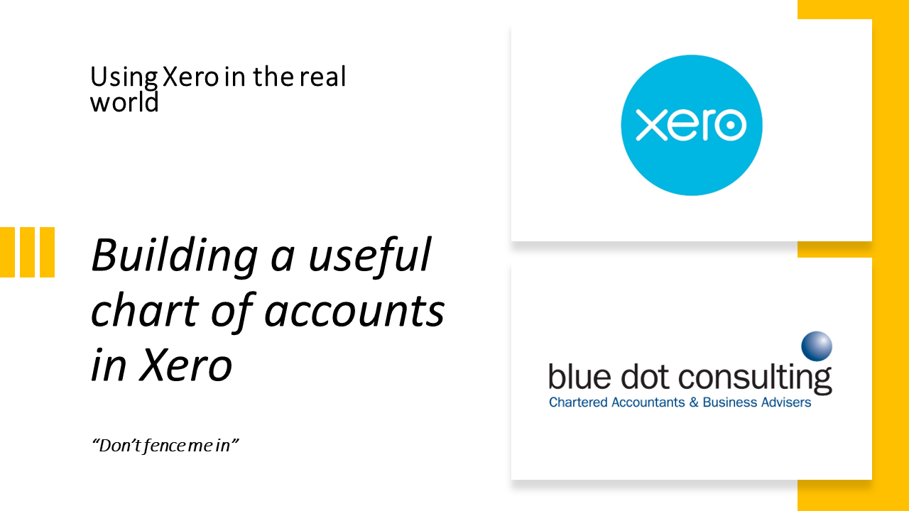 Xero chart of accounts